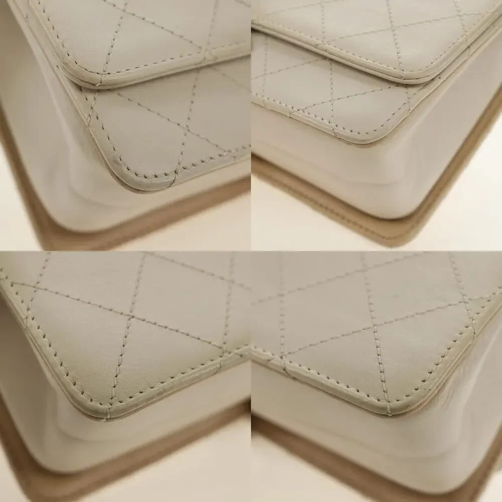 Chanel Matelasse Shoulder Bag White